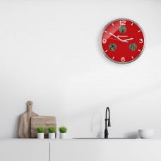 Часы настенные Bresser MyTime io NX Thermo/Hygro, 30 см, красные модель 76462 от Bresser