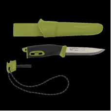 Нож Morakniv Companion Spark, с огнивом, зелёный модель 13570 от Morakniv