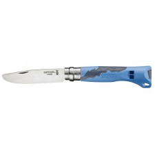 Нож Opinel серии Specialists Outdoor Junior №07, синий/серый