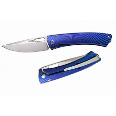Нож LionSteel серии TiSpine, цвет синий, глянцевый модель TS1 VS от Lion Steel