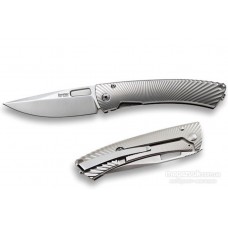 Нож LionSteel серии TiSpine, цвет серый, глянцевый модель TS1 GS от Lion Steel