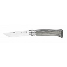 Нож Opinel серии Tradition №08, нержавеющая сталь, береза, серый