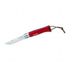 Нож Opinel серии Tradition Colored №08, цвет - красный, чехол модель 001890 от Opinel