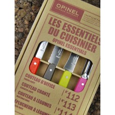 Набор ножей Opinel серии Les Essentiels №112/113/114/115 -4шт, 4 цвета модель 001452 от Opinel