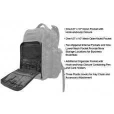 Рюкзак UTG тактический 3-Day чёрный модель PVC-P372B от Leapers