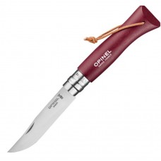 Нож Opinel серии Tradition Trekking №08, клинок 8,5см, красно-корич.