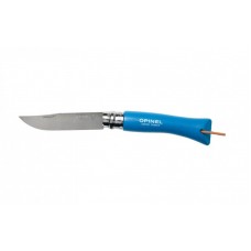 Нож Opinel серии Tradition Trekking №07, клинок 8см, сине-зелёный модель 002206 от Opinel