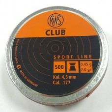 Пульки RWS Club 4,5 мм (500 шт) модель 2136198 от RWS