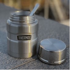 Термос для еды THERMOS KING SK3000 0,47L, складная ложка, стальной модель 655332 от Thermos